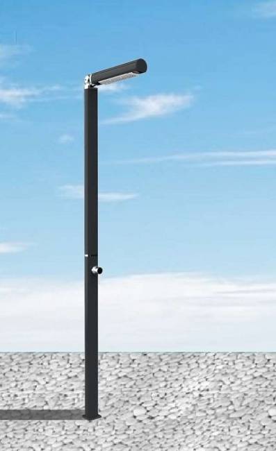 Душ уличный Quick Q105 антрацит 500х90х2100 мм Душ уличный Quick Q105 антрацит 500х90х2100 мм