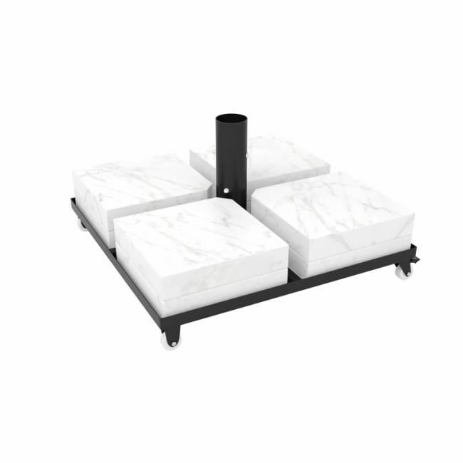 Зонт профессиональный 4х4 м Atlantic Solar антрацит, бежевый 4000х4000 мм Зонт профессиональный 4х4 м Atlantic Solar антрацит, бежевый 4000х4000 мм