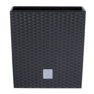 Кашпо для цветов RATO LOW антрацит 2 предмета 11 и 15.8л Кашпо для цветов RATO LOW антрацит 2 предмета 11 и 15.8л