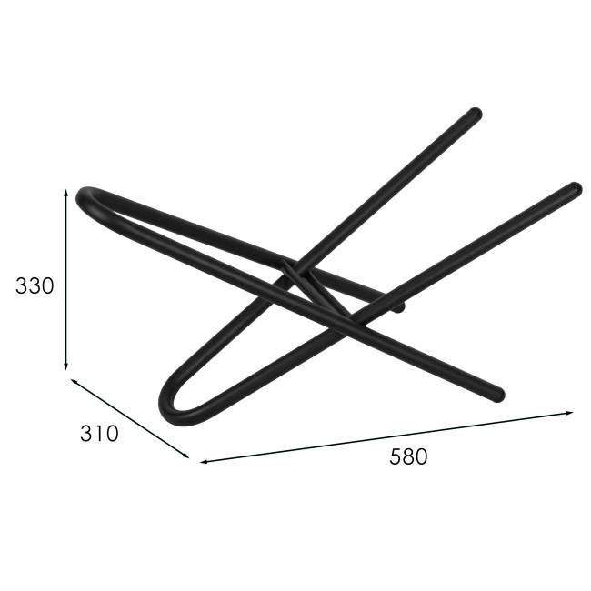Дровница 2 черный Дровница 2 черный