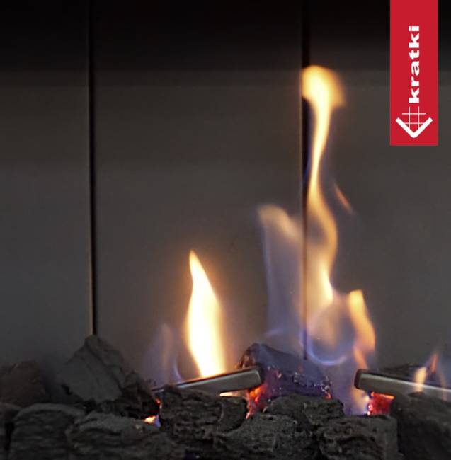 Каминокомплект газовый Kratki PRO LEO HOME BOX LP/45/68/G31/37MBAR/C (баллон)