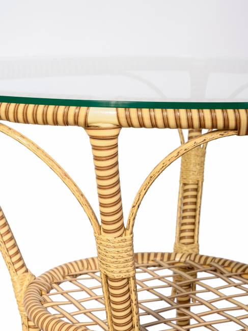 Комплект из искусственного ротанга Bali (Бали)-4 (цвет: слоновая кость)