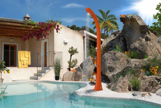 Душ солнечный Happy One F 120 белый 165х225х2100 мм Душ солнечный Happy One F 120 белый 165х225х2100 мм