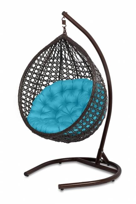 Подвесное кресло из искусственного ротанга "FRESCO", коричневый Подвесное кресло из искусственного ротанга "FRESCO", коричневый