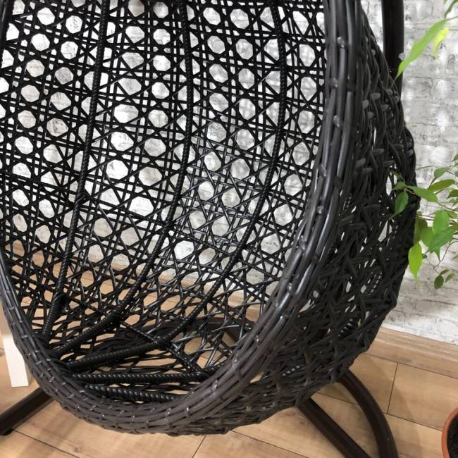 Подвесное кресло из искусственного ротанга "FRESCO", коричневый Подвесное кресло из искусственного ротанга "FRESCO", коричневый