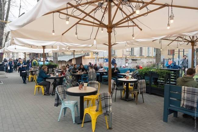 Зонт профессиональный телескопический 3х4 м Palladio Telescopic натуральный, слоновая кость 3000х4000 мм