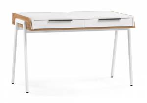 Рокс 116х65х77 белый / дуб вотан / белый