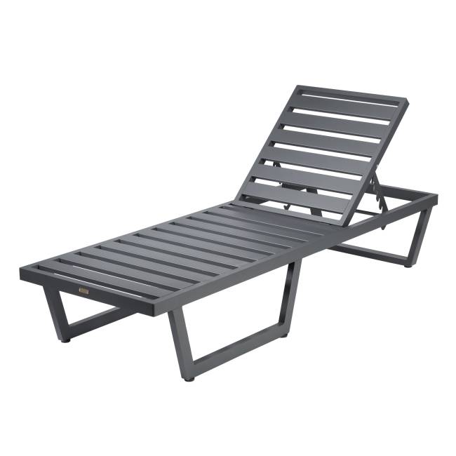 Шезлонг-лежак из алюминия с матрасиком G501.0E04
