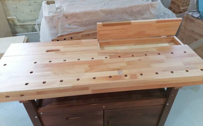 Верстак деревянный Профессиональный бук АВК046