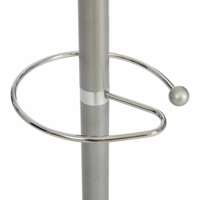 Вешалка Бара/Bara (мод.GH-8606) металл/хром/мрамор, белый/серый, 37х37х175см white (белый) / grey (серый) металл/хром/мрамор