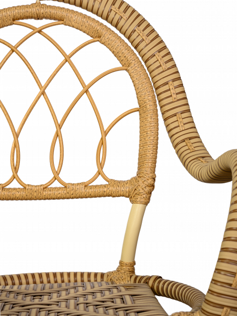 Комплект из искусственного ротанга Java (Ява)-6 (цвет: слоновая кость) Комплект из искусственного ротанга Java (Ява)-6 (цвет: слоновая кость)