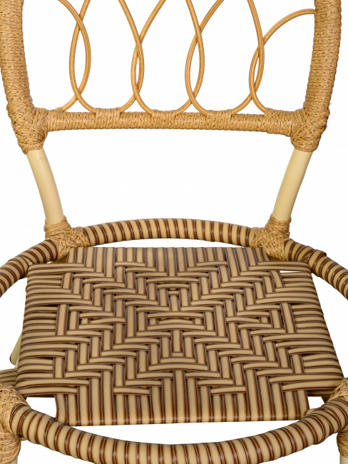 Комплект из искусственного ротанга Java (Ява)-6 (цвет: слоновая кость) Комплект из искусственного ротанга Java (Ява)-6 (цвет: слоновая кость)