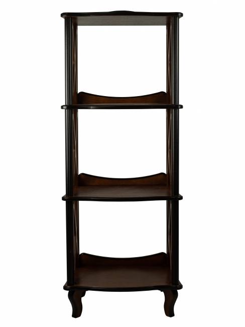 Этажерка-стеллаж Джульетта 3 уровня, орех Л