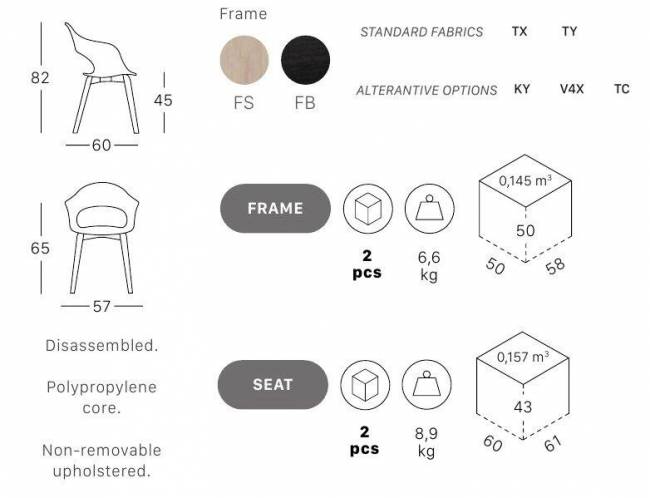 Кресло с обивкой Natural Lady B Pop отбеленный бук, тортора 570х600х820 мм Кресло с обивкой Natural Lady B Pop отбеленный бук, тортора 570х600х820 мм
