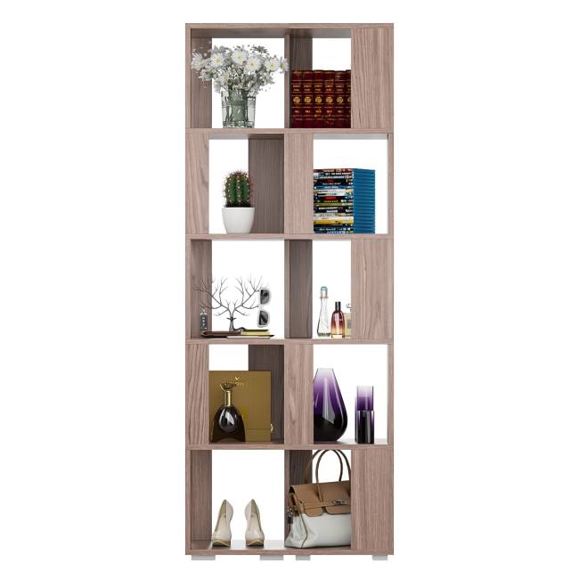 Комплект их 2-х стеллажей цвет ясень шимо тёмный Комплект их 2-х стеллажей цвет ясень шимо тёмный