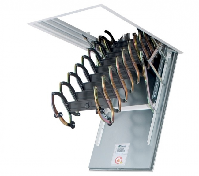 Чердачная термоизоляционная ножничная лестница LSF Чердачная термоизоляционная ножничная лестница LSF