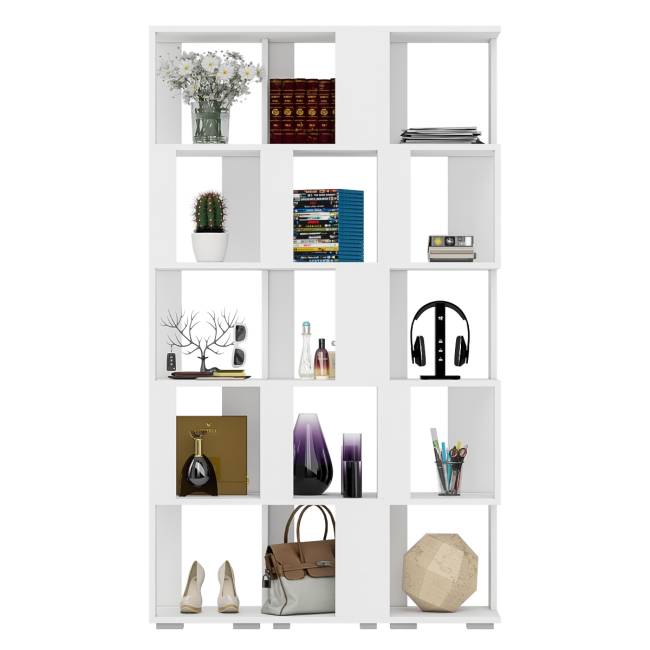 Комплект их 3-х открытых стеллажей цвет белый Комплект их 3-х открытых стеллажей цвет белый