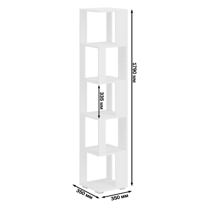 Комплект их 3-х открытых стеллажей цвет белый Комплект их 3-х открытых стеллажей цвет белый