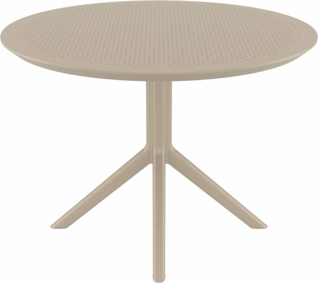 Стол пластиковый Sky Table Ø105 бежевый Ø1050х740 мм Стол пластиковый Sky Table Ø105 бежевый Ø1050х740 мм