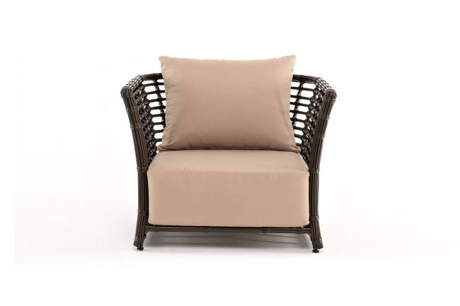 "Валенсия" кресло из искусственного ротанга, цвет бронзовый "Валенсия" кресло из искусственного ротанга, цвет бронзовый