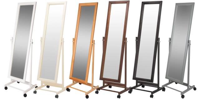 Зеркало напольное В 27Н серый 137 см х 42,5 см