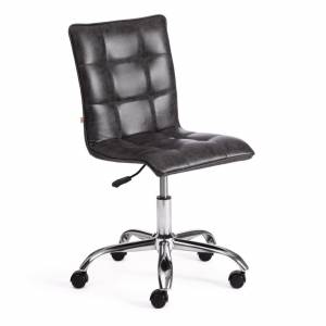 Кресло ZERO кож/зам, серый, 2 TONE/06 перф.