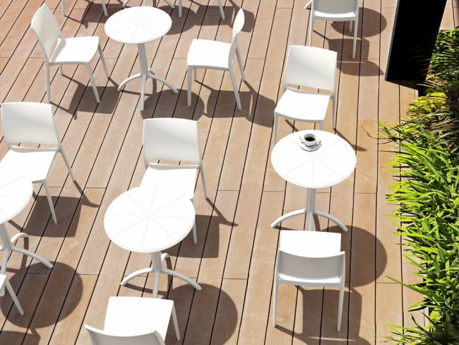 Стол пластиковый Octopus белый Ø600х750 мм Стол пластиковый Octopus белый Ø600х750 мм