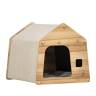 Домик для животных Leset Блисс Натуральное дерево Бежевый