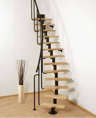 Модульная лестница Mini Г-образная