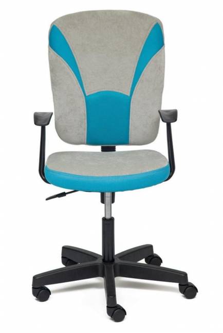Кресло компьютерное TetChair «Остин» (Ostin) (Серая ткань «Mirage grey» + Бирюзовая сетка) Кресло компьютерное TetChair «Остин» (Ostin) (Серая ткань «Mirage grey» + Бирюзовая сетка)