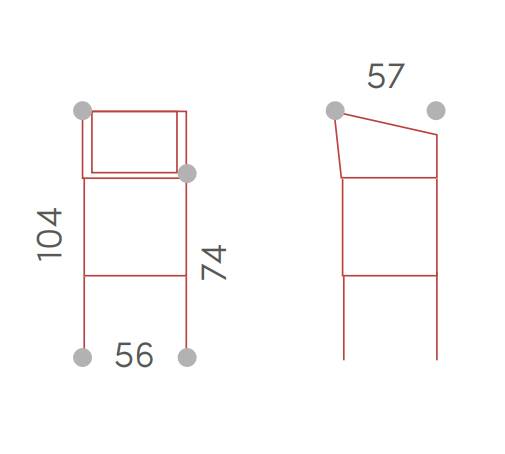 Кресло барное плетеное с подушкой Tahiti тортора, серебристый серый, тортора 560х570х1040 мм