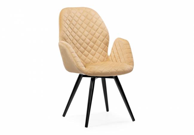 Муат крутящееся бежевый / черный глянец