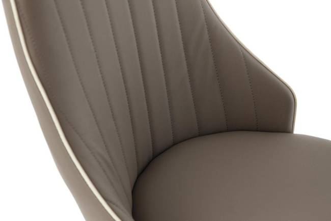 Стул FRATELLI ( mod.8415 ) металл/экокожа/хром, 44х62х97х47см, пепельно-коричневый ( окантовка слон. кость ) (Комплект из 4 шт.) пепельно-коричневый ( окантовка слон. кость ) металл/экокожа/хром Стул FRATELLI ( mod.8415 ) металл/экокожа/хром, 44х62х97х47см, пепельно-коричневый ( окантовка слон. кость ) (Комплект из 4 шт.) пепельно-коричневый ( окантовка слон. кость ) металл/экокожа/хром