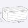 Сундук Кортина (Cortina box 570L) 570л, графит