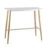 Стол барный Eames DSW белый