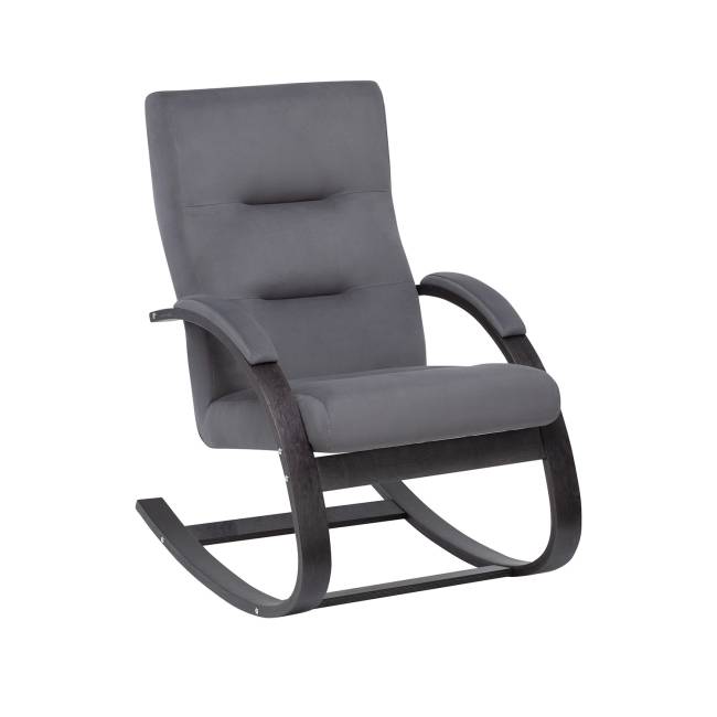 Кресло-качалка Leset Милано Венге текстура V32 серый Кресло-качалка Leset Милано Венге текстура V32 серый