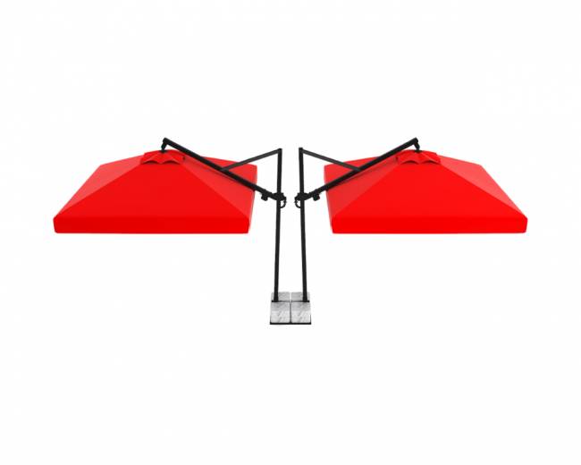 Зонт профессиональный двухкупольный 9.5х4 м Banana Plus Double 9500х4000 мм Зонт профессиональный двухкупольный 9.5х4 м Banana Plus Double 9500х4000 мм