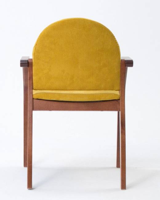 Стул-кресло Джуно 2.0 орех/жёлтый