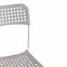 Стул ADDE (mod. C-049) металл/пластик, 39 х 49 х 78 см, Grey (серый) /White (белый) (Комплект из 8 шт.) серый, белый металл/пластик