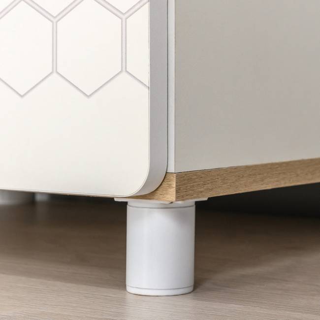 Детский комод Эйп 13.322 цвет белый/дуб белый Детский комод Эйп 13.322 цвет белый/дуб белый