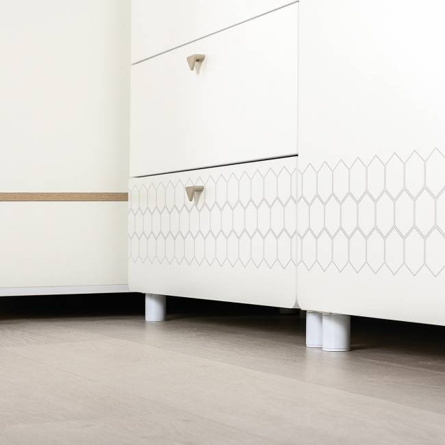 Детский комод Эйп 13.322 цвет белый/дуб белый Детский комод Эйп 13.322 цвет белый/дуб белый